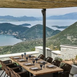 Lefkada luxury villas -Fterno escape view villa