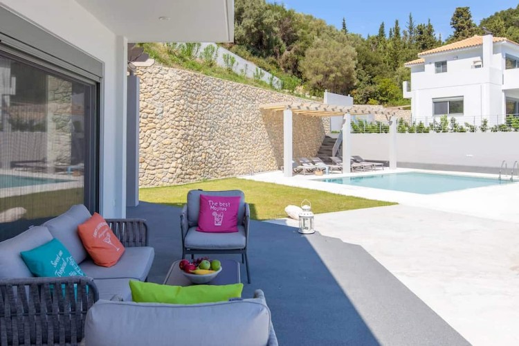 Lefkada holiday villas,Villa Kenza in Ligia Greece