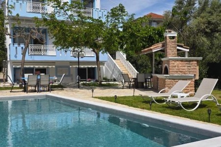 Villa Garden and sea Lefkada Greece 3 1